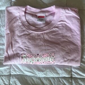 Men’s Supreme Pink Graphic Tee